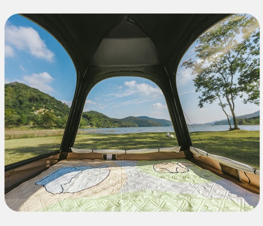 Палатка четырехместная автоматическая Naturehike Ango CNK2550WS010, серая Фото 2